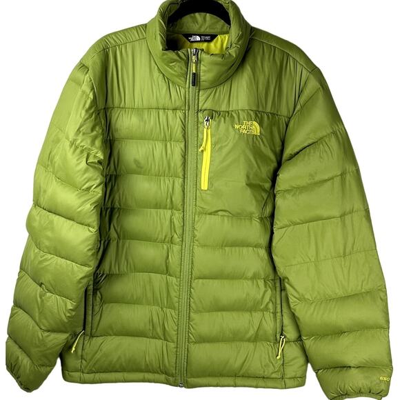 The North Face Other - The North Face Goose Down Men's Size Large Green Winter Puffer Full Zip